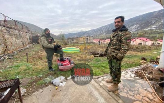 Andranik Laçının Zabux kəndində 12 köçkün erməni ailəsinə ev verdi...