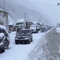 Gürcüstan Hərbi Yolunda ağır yük maşınlarının hərəkəti qadağan edilib