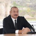 Ильхам Алиев поделился публикацией по случаю годовщины освобождения Лачына от оккупации-ВИДЕО