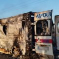Rusiya təcili tibbi yardım maşınını vurdu...-Həkimlər həlak oldu...-FOTO