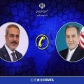 Фидан и Арагчи провели телефонный разговор