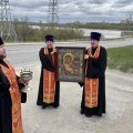 Rusiya keşişləri bu şəhəri Ukrayna dronlarından qorumaq üçün ikona və duaları işə saldı...-FOTO 