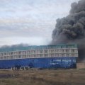 Крупный пожар вспыхнул в центре отдыха в Новханы-ВИДЕО