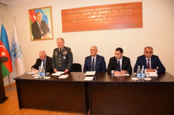 Qusar rayonunda “İlham Əliyev – qələbəmizin memarı, sülhün müəllifi” mövzusunda konfrans keçirilib