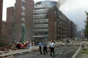 Сильный взрыв прогремел в центре Осло