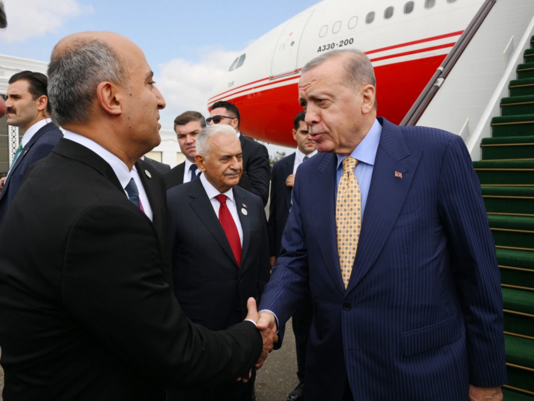 Rəcəb Tayyib Ərdoğan Azərbaycana gəldi - YENİLƏNİB + FOTO