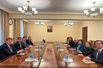 Замглавы МИД Турции встретилась с Хикметом Гаджиевым и Халафом Халафовым-ФОТО