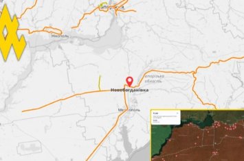 Ukrayna partizanları düşmən loqistikasına ciddi zərbə vurdu...-“ATEŞ”-XƏRİTƏ