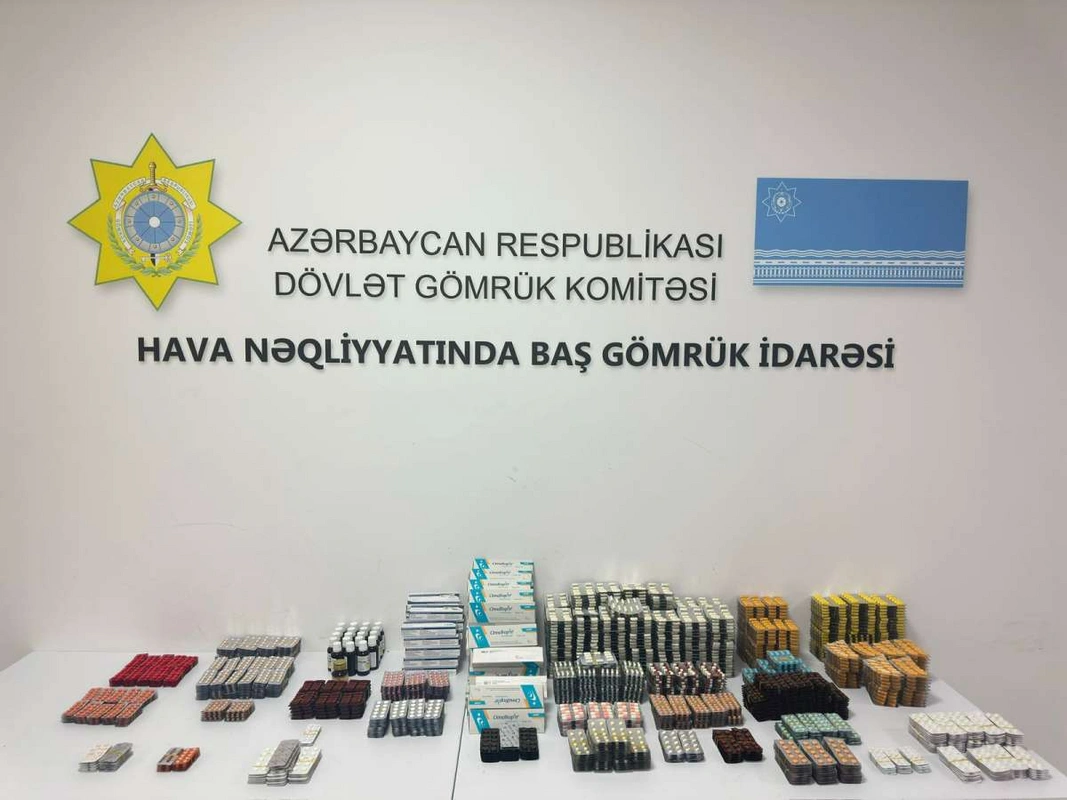 Təbriz-Bakı aviareysi ilə gələn vətəndaşlarda xeyli miqdarda psixotrop dərman vasitələri aşkar edilib