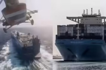 ABŞ hərbi dəniz qüvvələri Çindən İrana gedən yük gəmisinə basqın etdi...