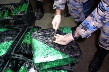 Astara Gömrük İdarəsində 148 kiloqramdan artıq narkotik vasitə aşkarlandı  - FOTO/VİDEO