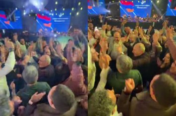 Paşinyan komanda yoldaşlarıyla rəqs etdi: 