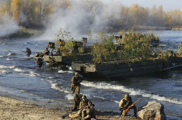 Dnepr deltasında Rusiya hərbçiləri öz minalarına düşərək məhv olurlar...-