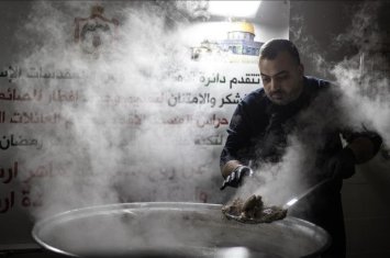 Qüdsdə Hürrəm Sultan tərəfindən tikilmiş yeməkxana 500 ilə yaxındır ki, iftarda acları doyurur...-FOTOLAR