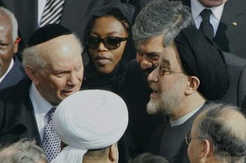 İsrail və İran prezidentləri mehriban görüşdü, əl sıxdı...-AĞLASIZMAZ-FOTO 