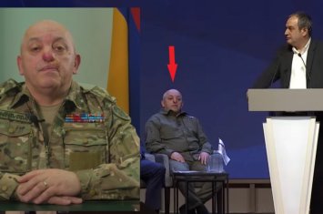 Ağdərədə sərxoş olub panika yaradan erməni hərbçi Samvel Karapetyanın partiyasının rəmzinə çevrildi...-FOTO