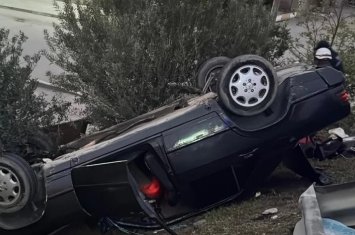 Tağıyev qəsəbəsində avtomobil aşdı, ölən var - FOTO