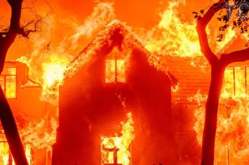 Масштабный пожар на юге США: десятки домов уничтожены, тысяча под угрозой