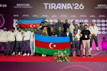 Sərbəst güləş millimiz 6-cı dəfə Avropa çempionu oldu