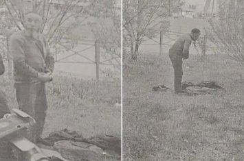 Rusiya məhkəməsi onu binanın həyətində namaz qıldığı üçün cərimə və deportasiya etdi...-FOTO