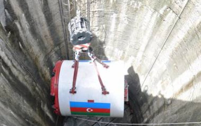 Â«AzərsuÂ» yeni tunel tipli kanalizasiya kollektorunun inşasına başlayıb  -FOTO