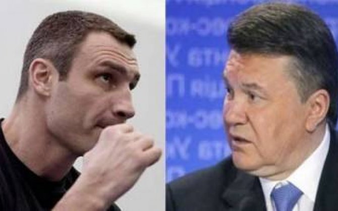 Kliçko Yanukoviçlə görüşdü 