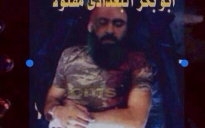 İŞİD liderinin meyiti -  FOTO