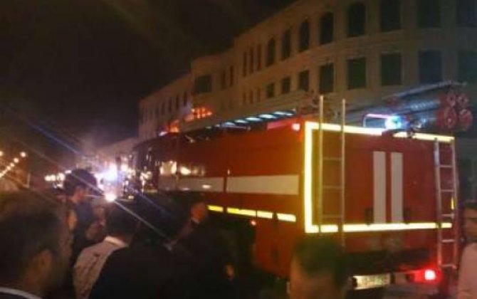 Sumqayıtdakı “Karvan” ticarət mərkəzi yenə yandı:  1 ölü, 5 yaralı 
