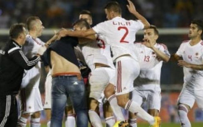 Serbiya ”“ Albaniya matçı yarımçıq dayandırılıb