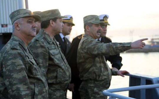 General-polkovnik Zakir Həsənov təlimləri izləyib -  FOTOLAR