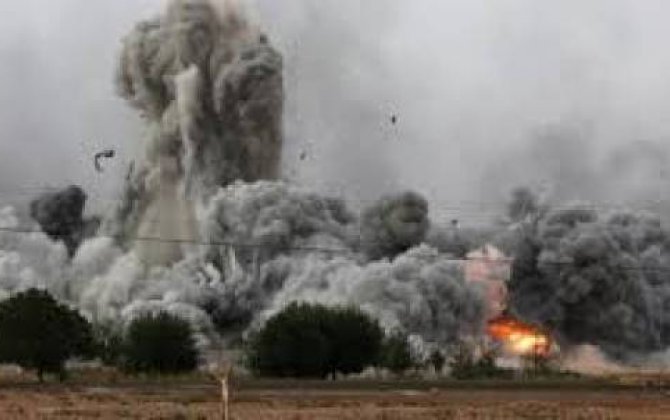 Kobani səhəri güclü partlayışla açdı -  VİDEO