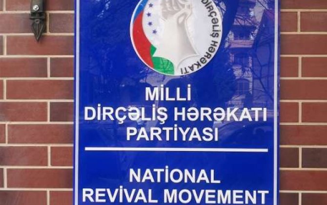 MDHP Qarabağ Departamenti bəyanat qəbul edib 