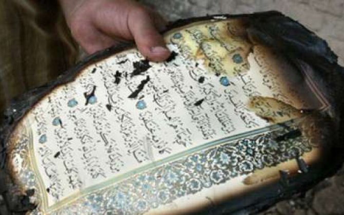 Ev yandı, Qurana heç nə olmadı 