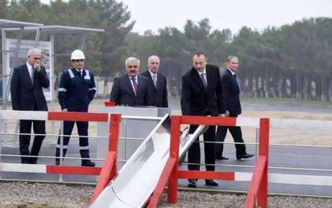 İlham Əliyev Sumqayıtda iki zavodun açılış, bir müəssisənin təməlqoyma mərasimlərində iştirak edib   - FOTO