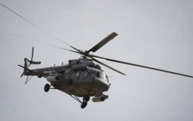 Rusiya helikopteri qəzaya uğrayıb 