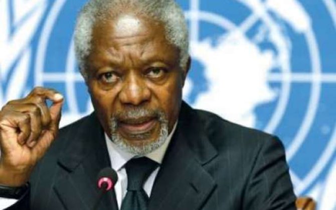 Kofi Annan: “Hərb çıxış yolu deyil” 