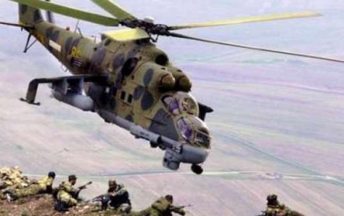 Rusiya helikopterlərini havaya qaldırdı  - İrəvanda