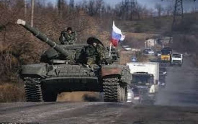 Rusiya Ukraynaya tanklar yeritdi 