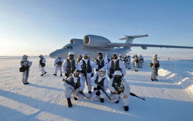 Rusiyanın hərbi texnikası ilk dəfə Arktikada ”“ VİDEO 