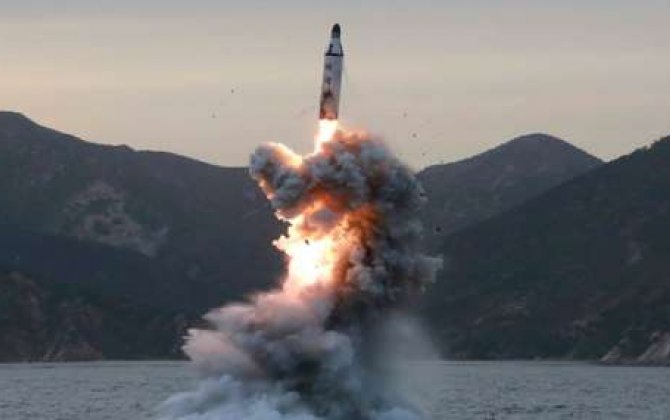 Şimali Koreya Yaponiyaya ballistik raket atdı- VİDEO