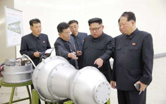 Şimali Koreyanın hidrogen bombası şiddətli zəlzələyə səbəb oldu -  VİDEO