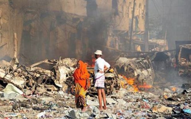 Somalidə iki partlayış nəticəsində 38 nəfər öldü 