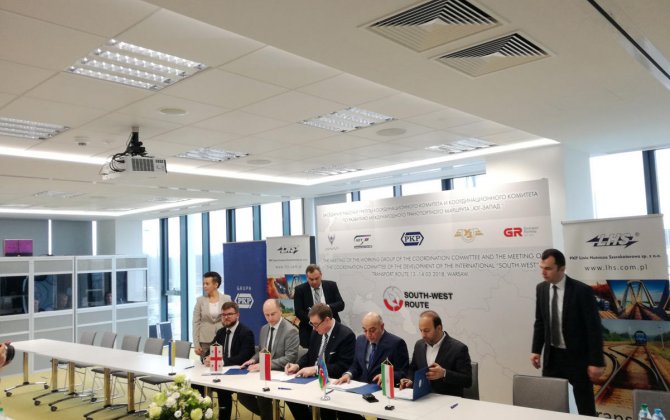 Varşavada “Cənub-Qərb” beynəlxalq nəqliyyat marşrutunun inkişafına üzrə Koordinasiya komitəsinin yığıncağı keçirildi 