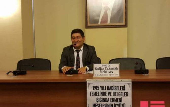Türk universitetinin azərbaycanlı professoru:  “24 aprel - “erməni soyqırımı” günü deyil”
