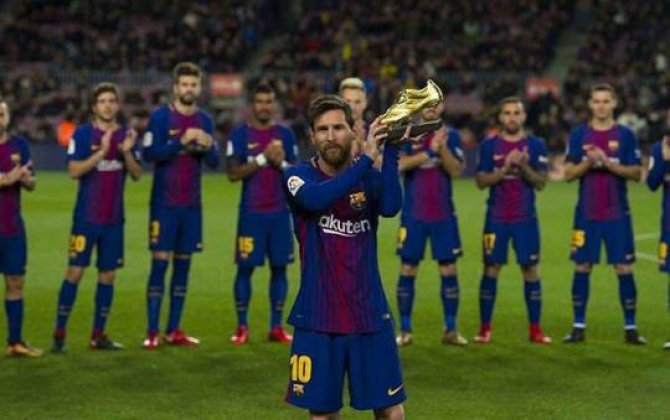 Messi 5-ci dəfə “qızıl buts” mükafatını qazandı
 