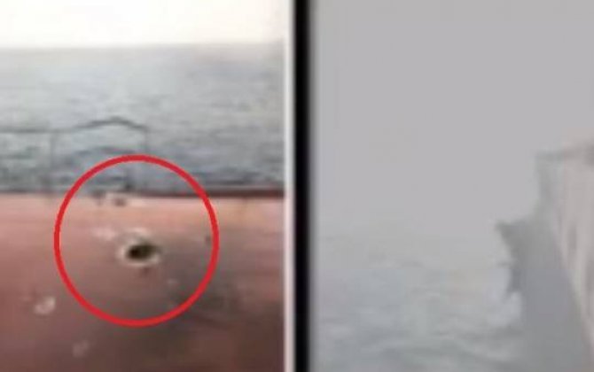 Türkiyə gəmisi raketlə vuruldu... 