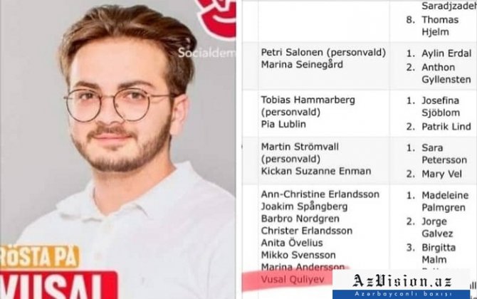 20 yaşlı azərbaycanlı tələbə İsveçdə deputat seçildi - Fotolar
 