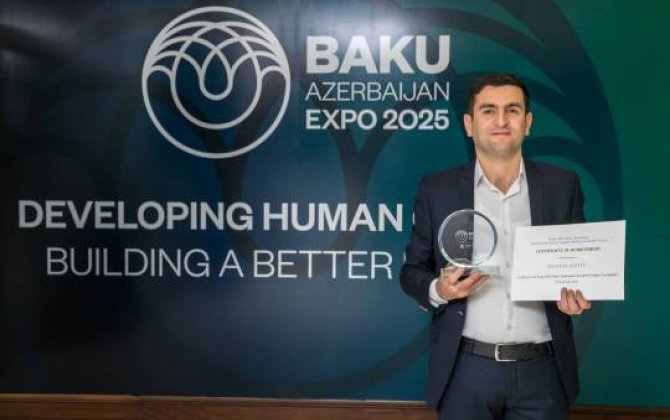 UNEC-in gənc müəllimi “Bakı Ekspo 2025” elmi məqalə müsabiqəsinin qalibi oldu 