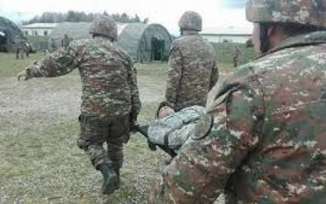 Erməni hərbçi Qarabağda ölümcül yaralandı 