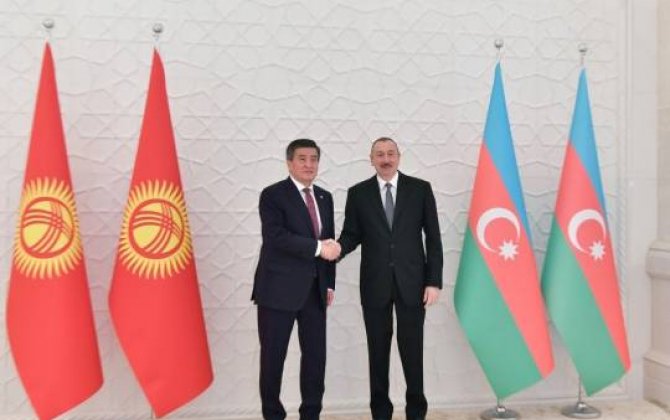 Azərbaycan Prezidenti İlham Əliyevin Qırğızıstan Prezidenti ilə görüşü oldu 